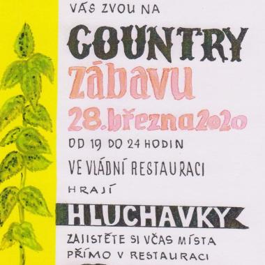 Country zábava    Vládní restaurace   28.3.2020   19,00 1